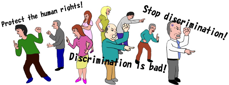 Discrimination is bad!