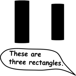 These are three rectangles