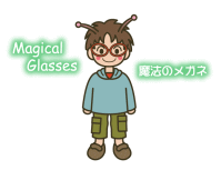 This is Magical glasses painted by the illustrator, K